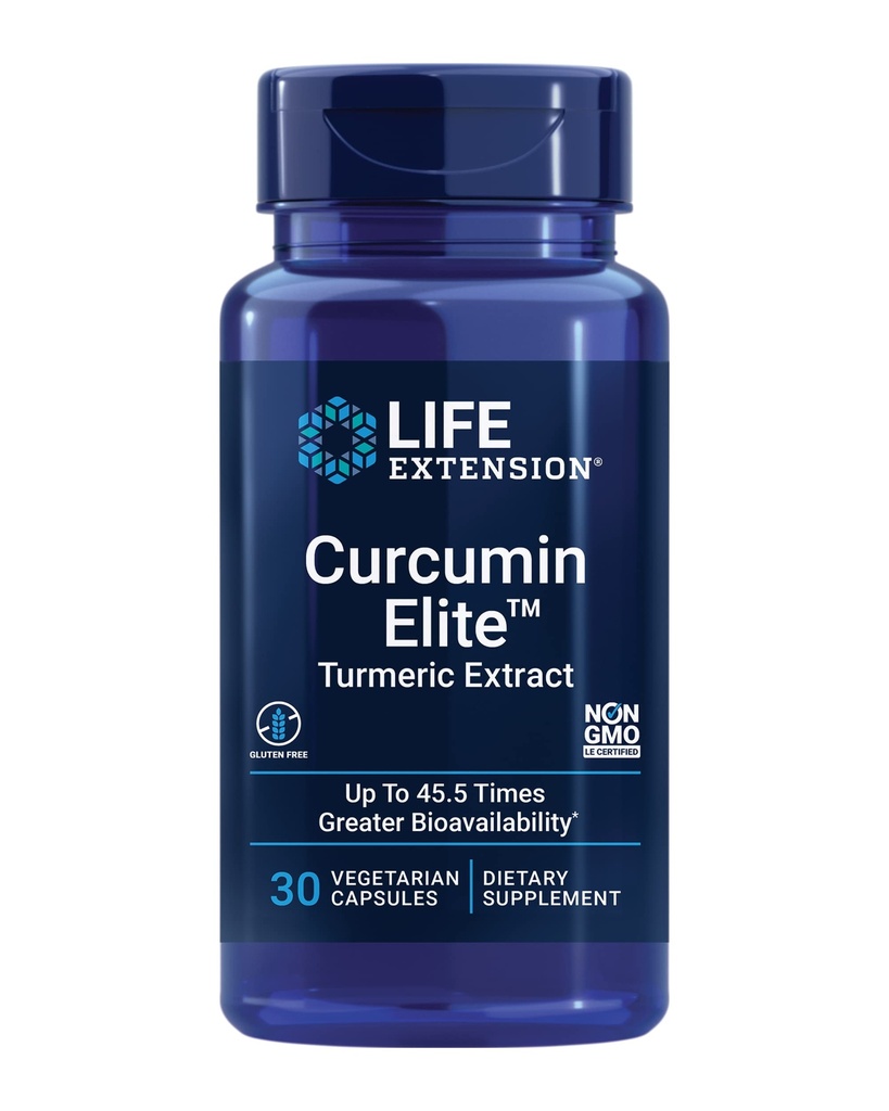 Life Extension Curcumin Elite Turmeric Extract, 30 Veg Caps