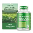Body Deodorizing Supplement, Natural Internal Odor Control Pills for Men & Women, Chlorophyll Capsules for Skin, Breath and Gut Health (60 Capsules)
