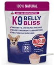 Pup Labs K9 Belly Bliss, All-Natural Gut Health for Dogs, Vet Approved Prebiotic for Dogs for Daily Digestive Support and Dog Constipation Relief, Easy to Use Topper for Dry and Wet Food, 30 Scoops.