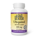 Natural Factors Ubiquinol 100 mg - Supports Heart Health & Natural Vitality - Antioxidant Support Supplement with Superior Absorption - Energy Support with Flaxseed Oil - 60 Softgels (60 Servings)