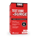 Force Factor Test X180 Surge Testosterone Support for Men, Male Vitality Enhancing Supplement, Promote Muscle & Strength, Support Weight, Boost Long-Lasting Energy, 60 Capsules