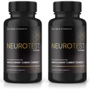 (2 Pack) NeuroTest Capsules - NeuroTest Dietary Supplement for Men, NeuroTest Daily Formula for Overall Wellness and Peak Performance, Advanced Formula Pills, Neuro Test Reviews (120 Capsules)