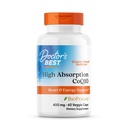 Doctor's Best High Absorption CoQ10 400mg with BioPerine Supplement - Coenzyme Q10 Caps for Heart Health & Antioxidant Support, CoQ10 400 mg for Women & Men, Non GMO - 60 Veg Capsules