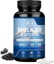 Shilajit Supplement, Shilajit Capsules with Fulvic Acid for Men & Women, Shilajit with 85+ Trace Minerals for Energy, Performance & Immune Health | Non-GMO - 90 Capsules