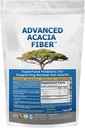 Advanced Acacia Fiber Powder Bundle 2.5 Ibs (40oz) Soluble Fiber Leaky Gut Repair Powder + DGL Licorice Supplement: Stomach Relief, Leaky Gut Repair, DGL Powder for Digestive Restoration, Acid Relief