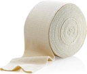 Elastic Tubular Support Bandage Size B, 10M Box - Natural Color (2.5" X 33 feet) for Large Knee Support Bandage -Medium Thigh, Cotton Spandex