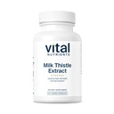 Vital Nutrients Milk Thistle Extract 250mg - Vegan Milk Thistle Supplement for Liver Function & Detox - Antioxidant Support for Glutathione Production - Gluten, Dairy, Soy Free - Non-GMO - 60 Capsules