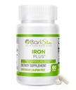 BariSlim Iron Plus Capsules - Formulated for Patients After Weight Loss Surgery Including Gastric Bypass & Gastric Sleeve – Easy Digestion & Comprehensive Health Support | 2 Month Supply (60 Servings)