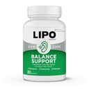 LIPO Balance Support Supplement for Dizziness & Vertigo - Inner Ear Health & Circulation Formula with Ginkgo Biloba, Vitamin D & B Complex - Supports Balance & Stability - 30 Ct
