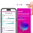 Proov - Empower Hormone Tracker - at Home FSH, LH, Estrogen & Progesterone Test Strips - Understand Your Hormone Balance - Perimenopause & Menopause Stage Indicator - Women 30-40+ - 1 Cycle Test Kit