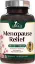 Menopause Supplement for Women - Natural Menopause Relief Support for Mild Hot Flashes & Night Sweats - Best Probiotics for Women, Dong Quai, Black Cohosh, Ashwagandha - Bottled in USA - 120 Capsules