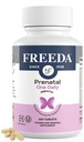 FREEDA Prenatal Vitamin - Kosher Prenatals - Prenatal Vitamins with Iron, Prenatal Folic Acid, Choline, Vitamin D - One Daily Pre Natal Multivitamin Support for Pregnant & Lactating Women (250)