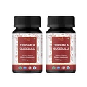 ORGANIC SPREE Triphala Guggulu 120 Tablets - Supports Gut Health and Digestion* - Ayurvedic Formulation with Amla, Haritaki & Bibhitaki - Certified and Vegetarian - Pack of 2