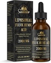 Trace Minerals Electrolytes Drops 2000 MG | Liquid Liposomal Fulvic Humic Acid Supplement | 85+ Trace Minerals | Hydration | Detoxification | Energy | pH Balance | Digestion | Immunity | 2 Oz