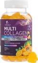 Collagen Supplements Gummies - Hair Growth & Immune Support, Skin & Nails Supplement - 2500mcg Biotin Per Serving - Multi Collagen Hydrolyzed Type 1 & 3, Vitamin C & Zinc, Orange Flavor - 120 Gummies
