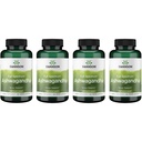 Swanson Ashwagandha Powder Supplement - with Ashwagandha Root to Promote Stress Relief & Energy - Ayurvedic Supplement for Natural Wellness (100 Capsules, 450mg Each) 4 Pack