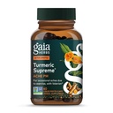 Gaia Herbs Turmeric Supreme Ache P.M. - Helps Provide Nighttime Comfort to Support More Restful Sleep* - with Turmeric Root, Valerian, California Poppy & More - 60 Liquid Phyto-Caps (20 Servings)