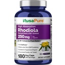 NusaPure Rhodiola Rosea Capsules, 250 mg, 180 Veg Capsules (Non-GMO, Vegan)