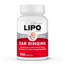 LIPO Ear Ringing Support Supplement - Lemon Bioflavonoid Complex with Vitamins C, B1, B2, B6, B12, & Calcium - Inner Ear Health & Circulation Support for Ringing Ears - 500 Caplets