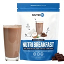 Nutri11 NutriBreakfast by Nutrillermo/Keto Protein Collagen Powder with MCT Oil/MCT Oil Powder/Keto Collagen Peptides with Grass-Fed Bovine Collagen Type I & III (15.9, Chocolate)