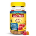 Nature Made Mens Multivitamin Gummies with Omega-3, Mens Gummy Multivitamins for Daily Nutritional Support, 80 Gummy Vitamins and Minerals, 40 Day Supply