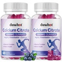 duwhot Calcium Citrate Gummies, Chewable Calcium 1000mg for Women, Men Kids | High Absorption Calcium Minerals Supplements for Bone, Muscle & Immune Support, Blueberry Flavor, Vegan, Organic, 120 Chews
