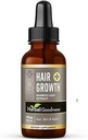 Hair Growth Plus 1oz - Bamboo Hair Product for Women and Men for Hair Growth with Collagen Supplements, Keratin - Hair Skin and Nails Vitamins for all Hair Types -1 Bottle