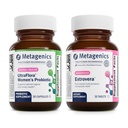 Metagenics Bundle - UltraFlora Women's & HerWellness Estrovera - 30 Count of UltraFlora Women's for Vaginal Health - 30 Tablets of Estrovera for Hot Flashes, Menopause Relief & Night Sweats