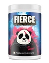 Underground Bio Labs Panda Supps Fierce: Natural Pre-Workout with Zero Artificial Ingredients and 300mg Naturally Sourced Caffeine for Clean Energy and Focus (30 Servings)(Fierce Berry)