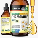 BIO KRAUTER® Chamomile Extract for Sleep Support - Natural Calm Liquid Drops Used for All Ages - Chamomile Supplement for Relax - 670 mg per Serving 4 Fl.Oz, 56-Day Supply, Alcohol & Sugar Free