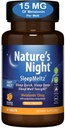 Zero Brands Nature's Night Triple Strength Quick Dissolve Melatonin 15mg with Supportive Blend | Natural Orange Flavor | 90 Count | Sugar Free, Vegan, Non-GMO, Drug Free