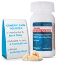 TIME-Cap Labs Dual Action Pain Reliever Acetaminophen 250mg & Ibuprofen 125mg – Back Pain, Arthritis & Headache Relief – National Brand Equivalent, Factory Direct NSAID - 144 Caplets