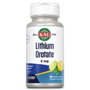 KAL Lithium Orotate ActivMelt 5mg, Chelated Lithium for Optimal Absorption and Bioavailability, Healthy Mood Support, Natural Lemon Lime Flavor, Instant Dissolve Tablets, 90 Servings, 90 Micro Tablets