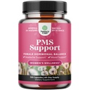 PMS Support Supplement for Women – Hormone Balance for Women & Menstrual Discomfort with DIM, Chasteberry, Black Cohosh & Ashwagandha - for Period Cramps Ease, Menopause Bloating, Mood Swing – 120 Ct