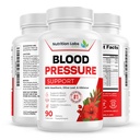 Heart Health Blood Pressure BP Support Supplement - Support Blood Pressure & Healthy Circularity Naturally with Hawthorn Berry & Hibiscus. Vitamins Pills for Healthy Hypertension (BP) & Healthy Heart