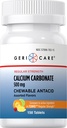 Gericare Calcium Carbonate 500mg Chewable Antacid,150 Count (Pack of 1)