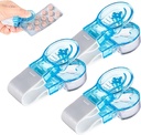 Portable Pill Taker, Upgrade Pill Extractor Tool Portable Pill Popper Tool, Pill Popper for Blister Packs, Portable Travel Tablet Dispenser Pills Extractor Tool Household Gadgets (3pcs)