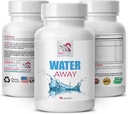 Water Away Natural Complex - WATER AWAY - Diuretic water support, Fluid supplement, Wellness diuretic, Natural fluid support, Herbal balance support, Water management supplement 1 Bottle 60 Capsules