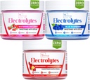 My Adventure to Fit Refreshing Hydration Electrolytes Powder with Zero Sugar, Bundle, Blue Raspberry & Watermelon Candy & Strawberry Lemonade Flavors