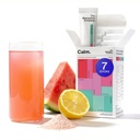 Calm Drink Mix - Relaxation Aid with Magnesium, Ashwagandha, L-Theanine, & Vitamin D - Supports Cortisol Regulation and Mood for Men & Women - Watermelon Lemonade Flavor 7 Sticks