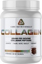 Core Nutritionals Hydrolyzed Collagen Peptides | Type I & III from Grass Fed Bovine | Hair, Skin, & Nails | Bone & Joint Support | 1 Pound (Chocolate)