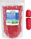 XPRS Nutra Size 0 Empty Capsules - 1000 Count Empty Gelatin Capsules - Pills DIY Capsule Filling - Pure Bovine Pill Gel Caps for Do-It-Yourself Supplements (Red)