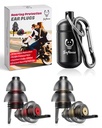 Motorcycle Ear Plugs for Wind Noise Reduction 25dB, Reusable 2Pairs | Motorcycle Hearing Protection Soft Silicone Earplugs for Motorbike, Commuting, Touring, Racing, Moto Accessories, Biker Gifts