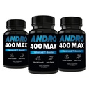 Andro400 Max Advanced T-Support & Nitric Oxide Booster – Traditional Tongkat Ali 100:1 Extract with L-Arginine & L-Citrulline – Supports Circulation and Physical Performance – 180 Capsules